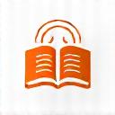 Fonctionnalité d'accessibilité - Une icône représentant une oreille et des ondes sonores, avec un livre ouvert, signifiant l'audiodescription et les sous-titres.