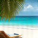Image d'une personne se relaxant sur une plage