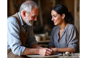 Rencontre avec un artisan local dans son atelier